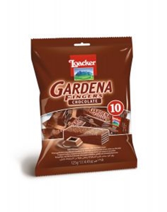 Picture of LOACKER GARDENA FINGERS CHOCLATE 125GR